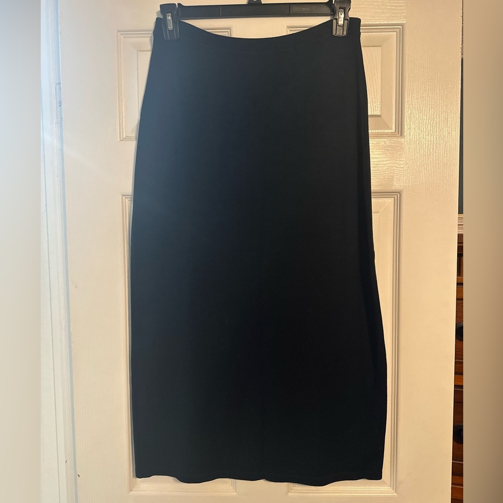 Sigrid Olsen Elegant Black Pencil Skirt